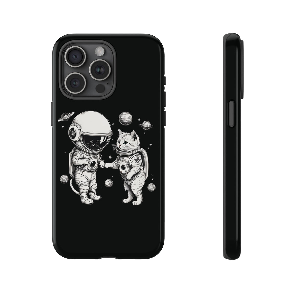 Space Kitties iPhone Cases Astronaut Cat Tough Mobile Cover