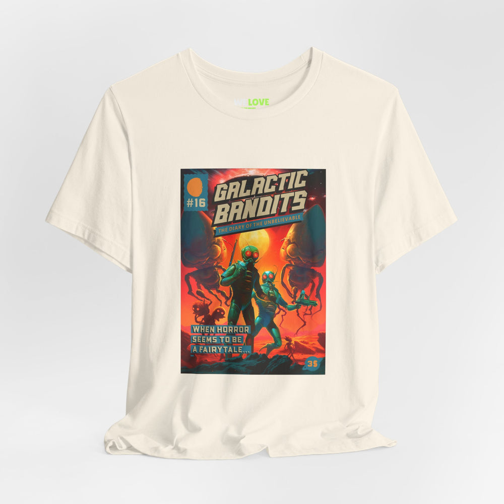 Galactic Bandits Retro Sci-Fi T-Shirt-welovescifi.net