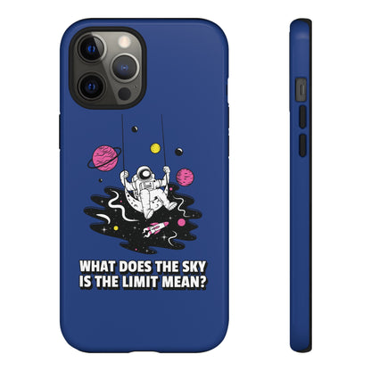 Astronaut iPhone Case Sky Is the Limit Sci-Fi Mobile Cover