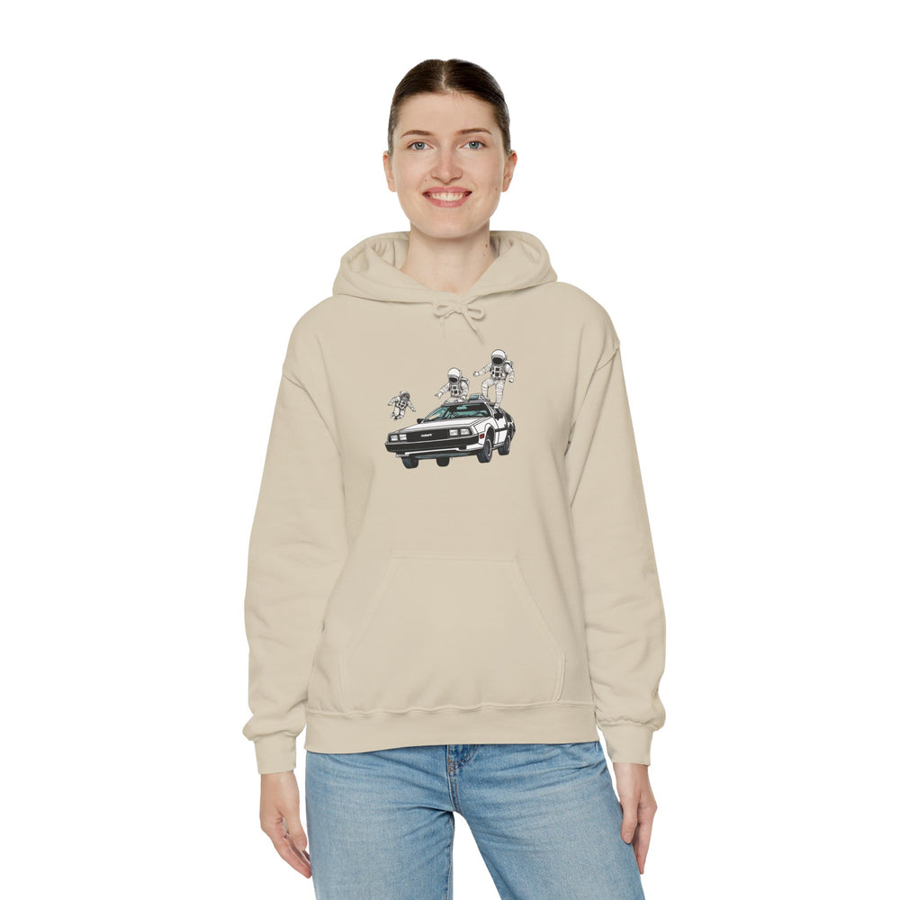 Party in a Delorean Astronaut Sci-Fi Hoodie We Love SciFi