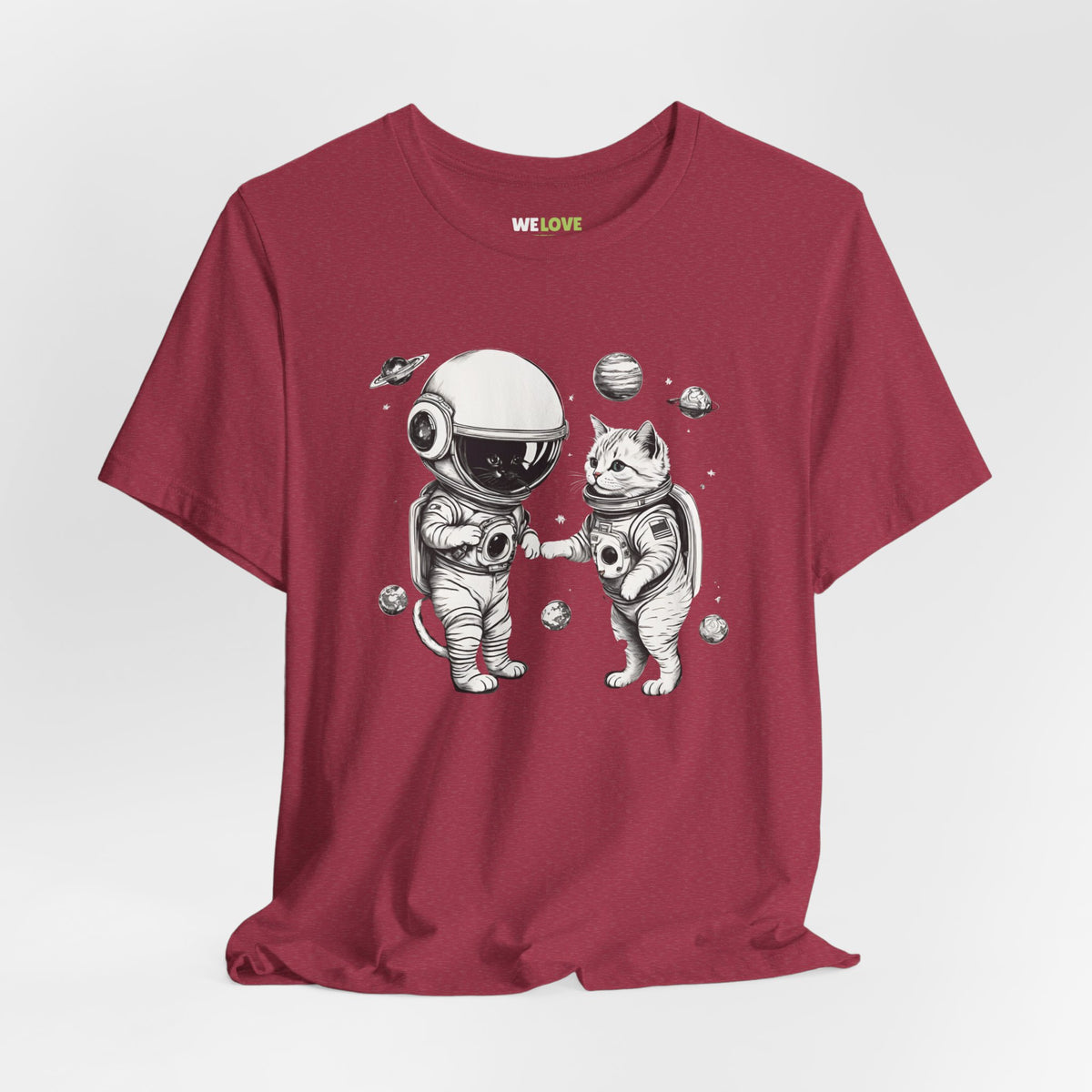 Space Kitties Sci-Fi T-Shirt | Astronaut Cats Tee