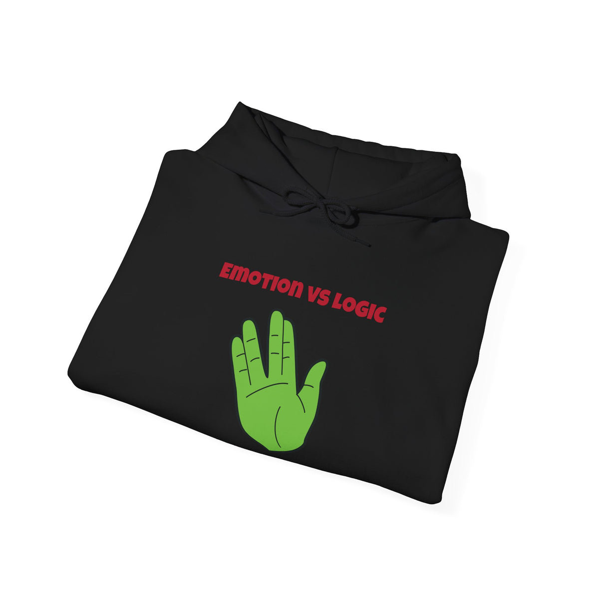 Emotion vs Logic Funny Spock Christmas Unisex Hoodie-welovescifi.net