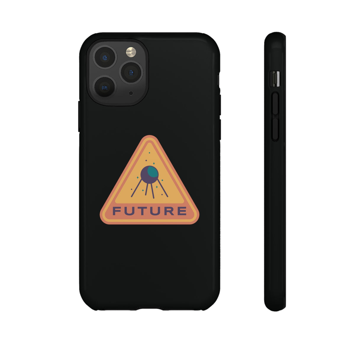 Future Retro Sign SciFi Tough iPhone Mobile Case-welovescifi