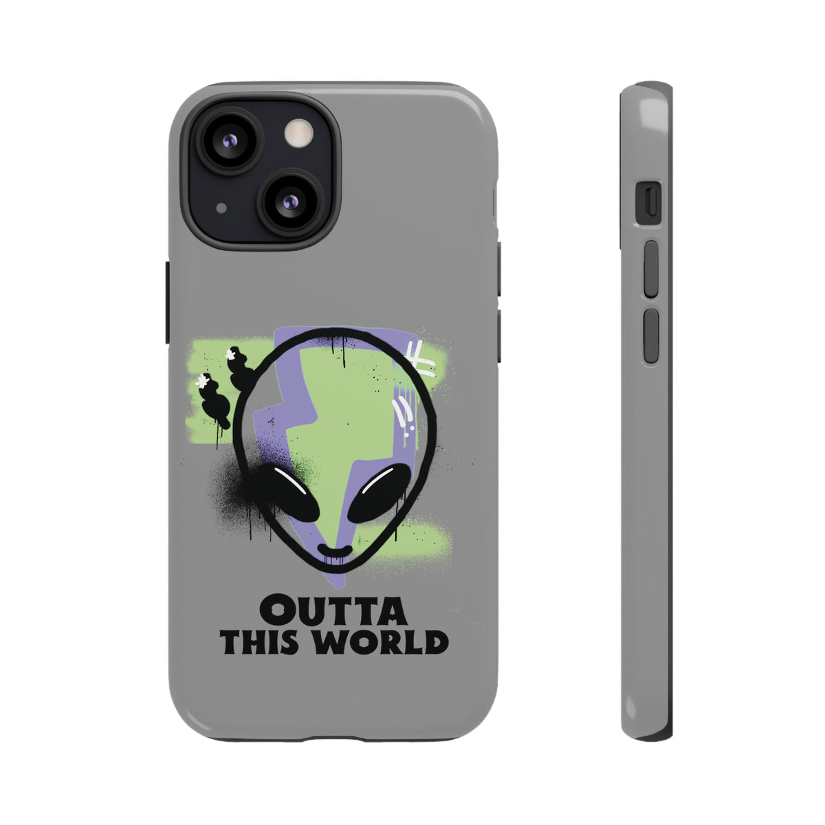 UFO iPhone Case Outta This World Sci-Fi Tough Mobile Cases