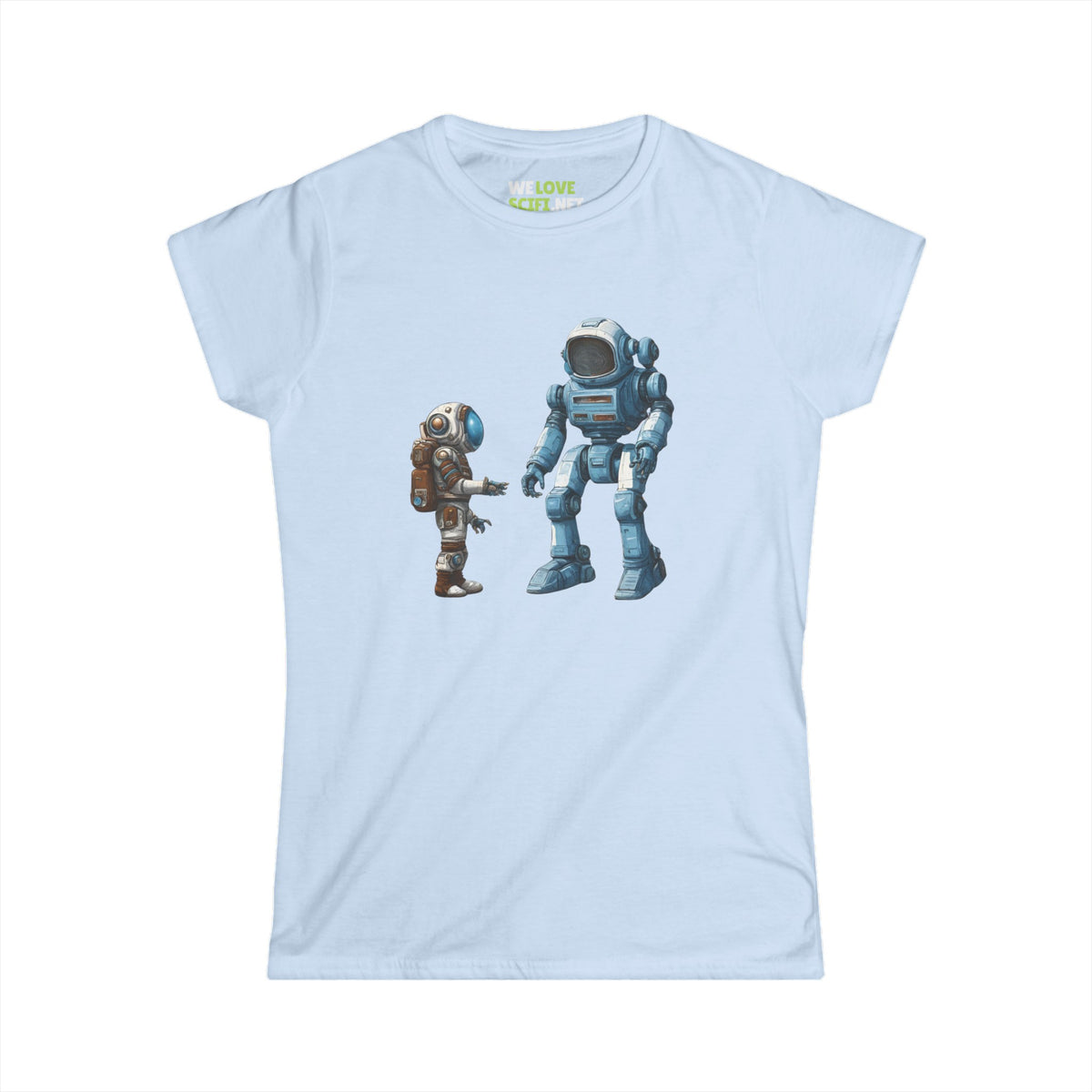 Team Robot Sci-Fi Woman's Tee Shop Trendy Sci-Fi Apparel