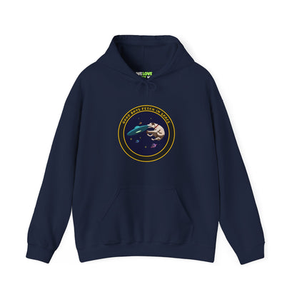 Good Boys Fetch In Space Funny Dog Sci-Fi Hoodie-welovescifi