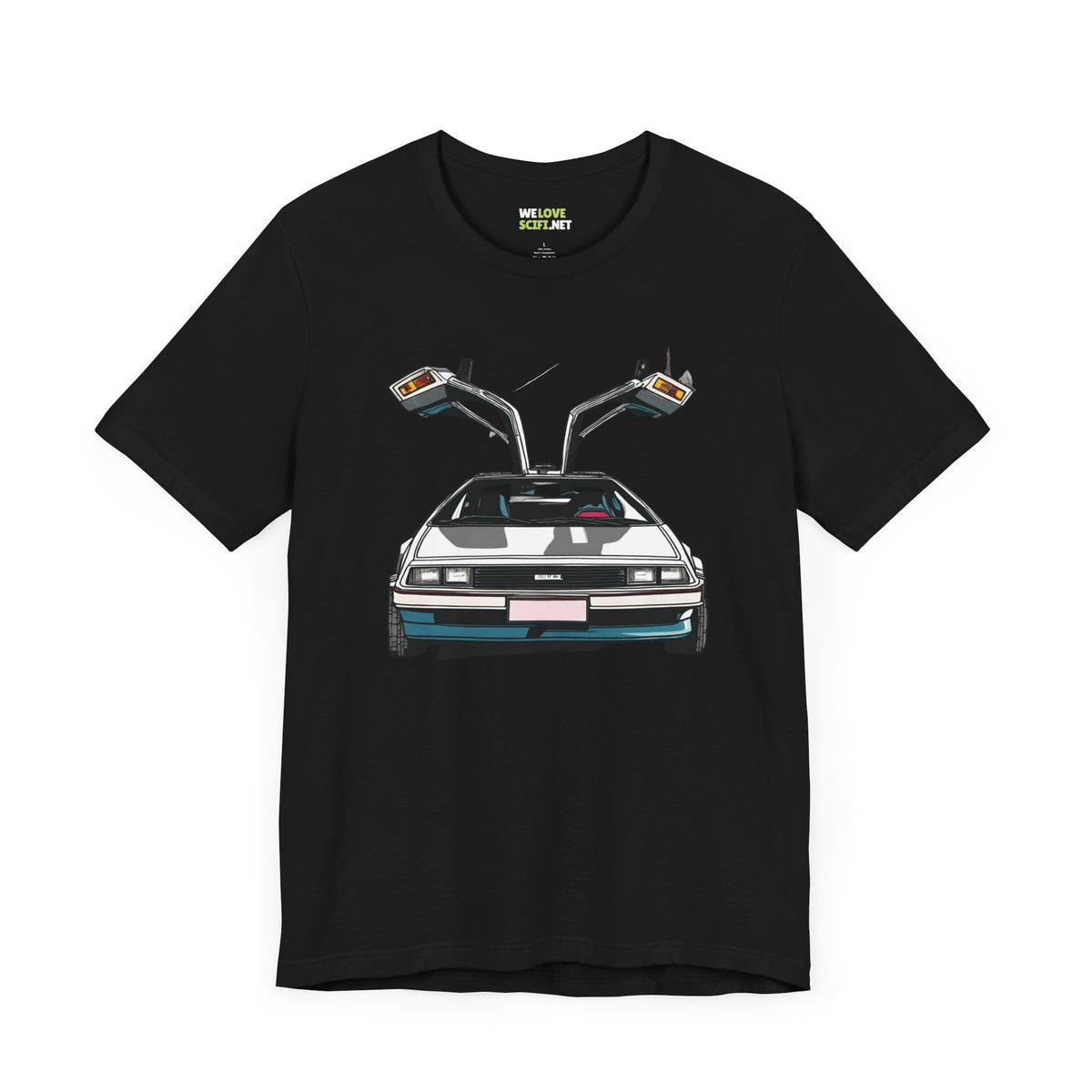 Delorian Sci-Fi T-Shirt | Unique Delorian Sci-Fi Apparel