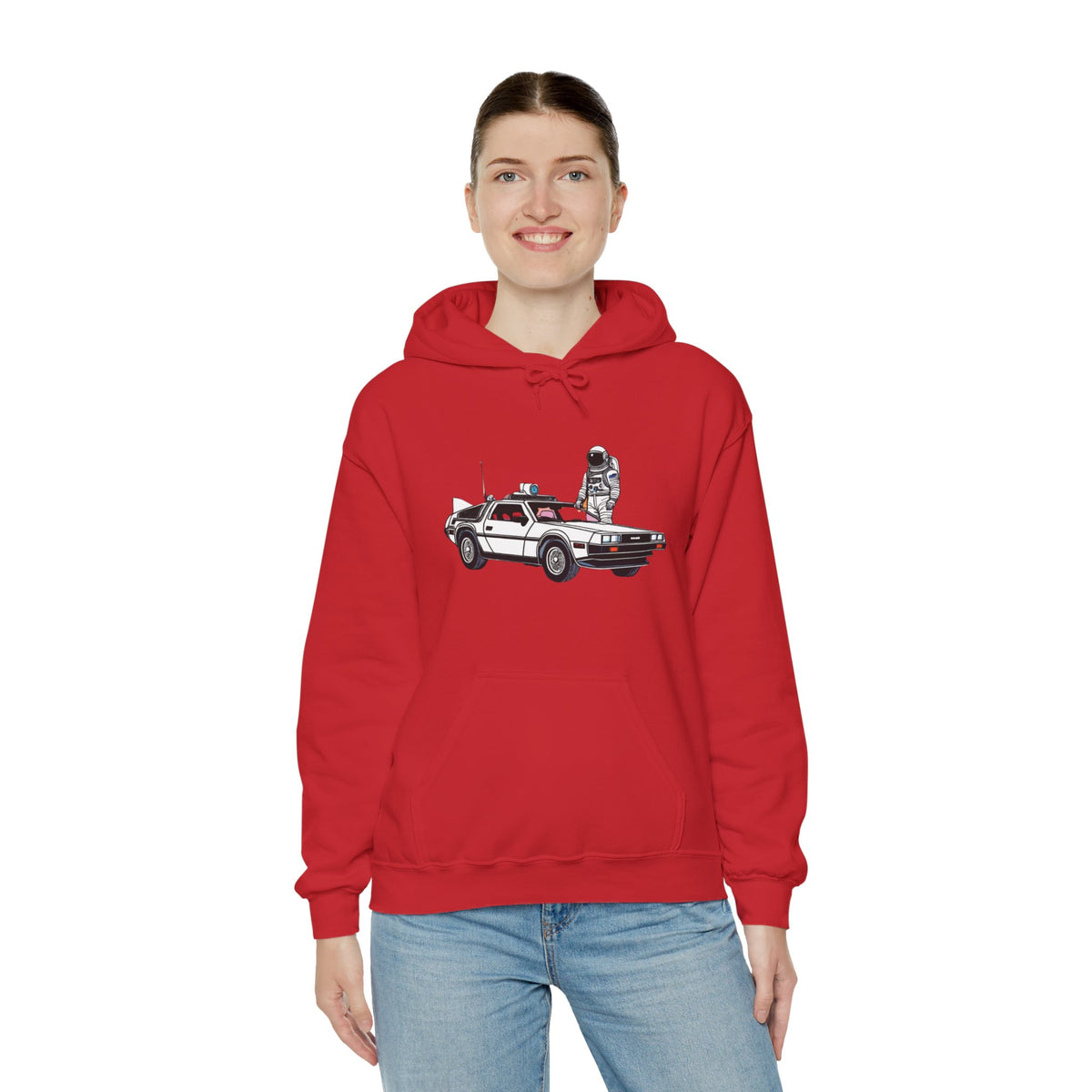 Take a Ride Delorean Astronaut Sci-Fi Hoodie We Love Sci-Fi