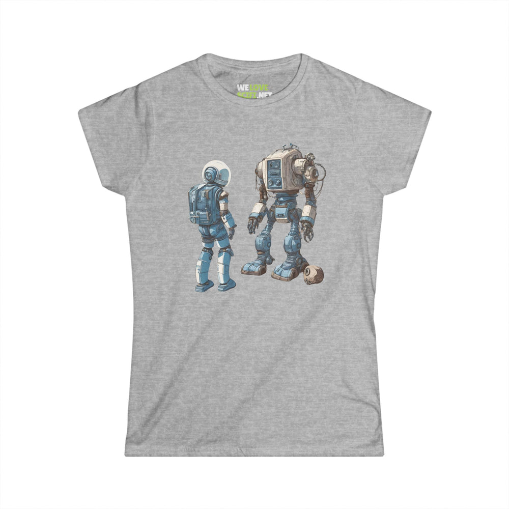 Copy of Space Player Cat SciFi Woman's Tee-welovescifi.net