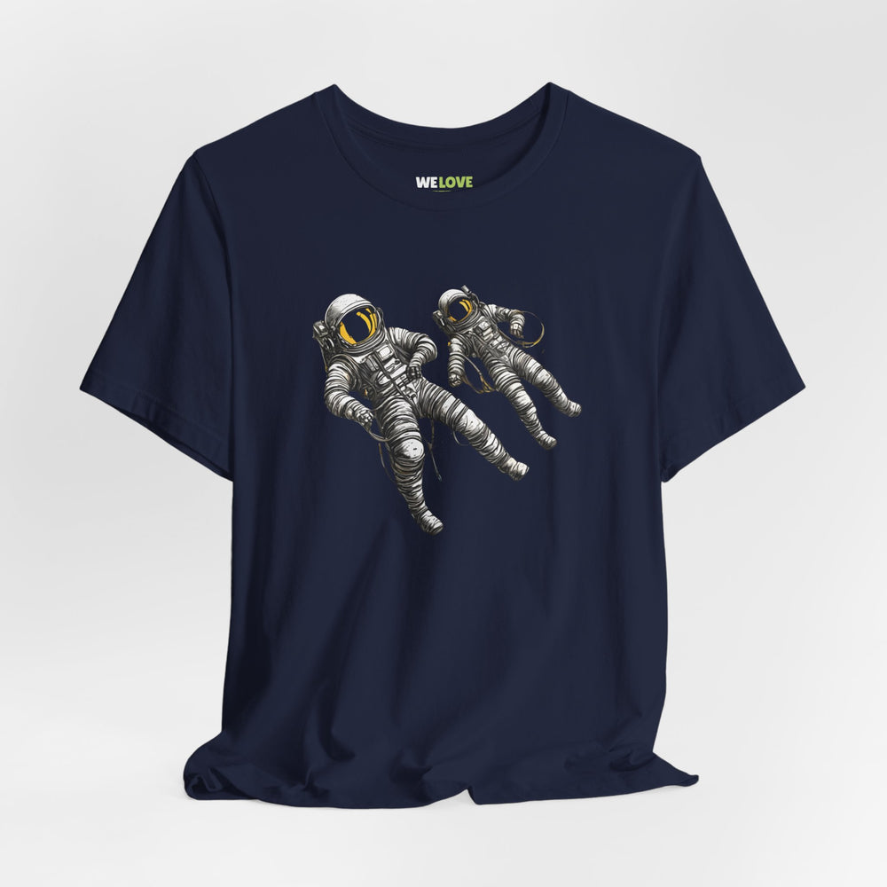 Astronauts Floating Sci-Fi T-Shirt-welovescifi.net