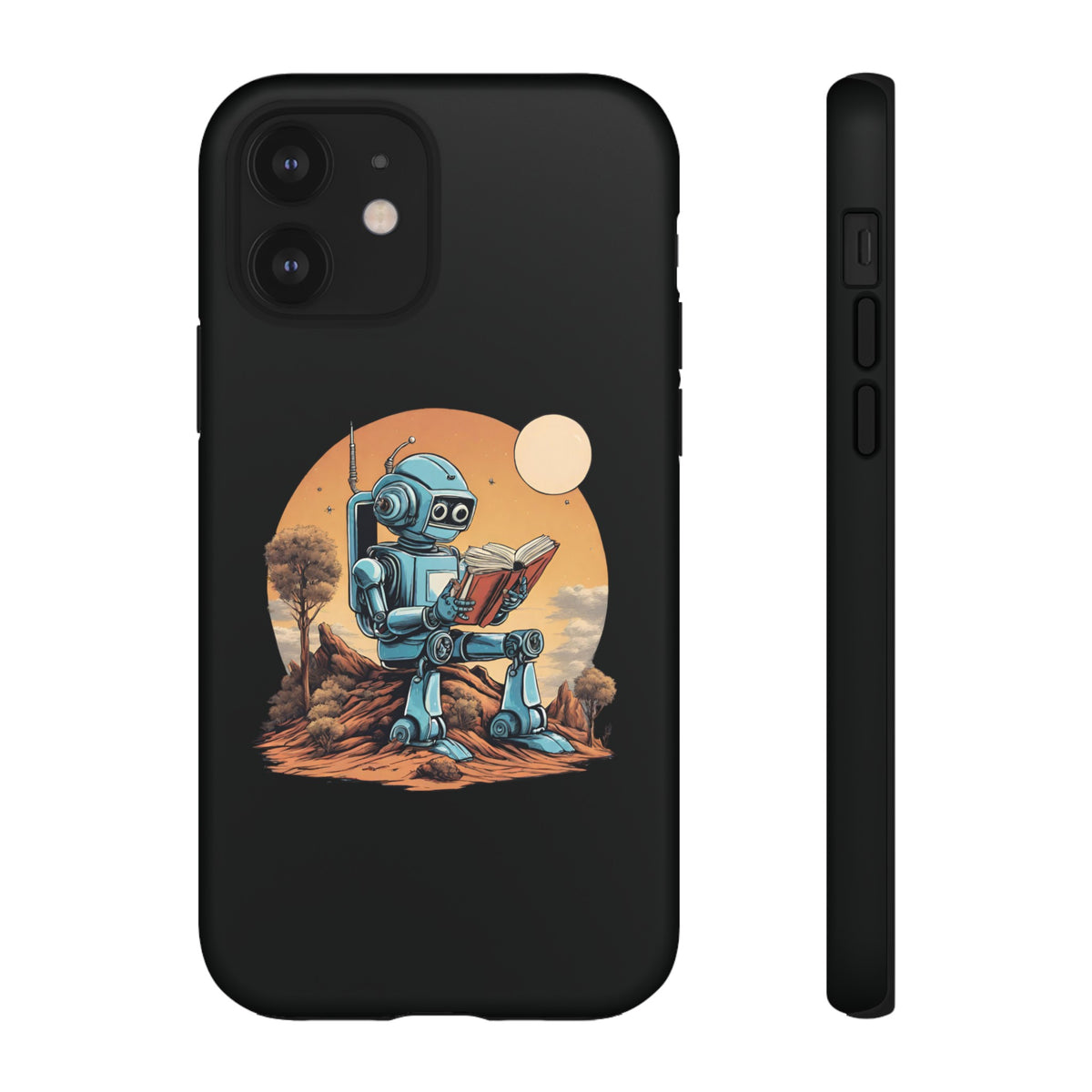 Humans Robot SpaceArt iPhone Cases - Tough Mobile Protection