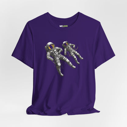 Astronauts Floating Sci-Fi T-Shirt-welovescifi.net