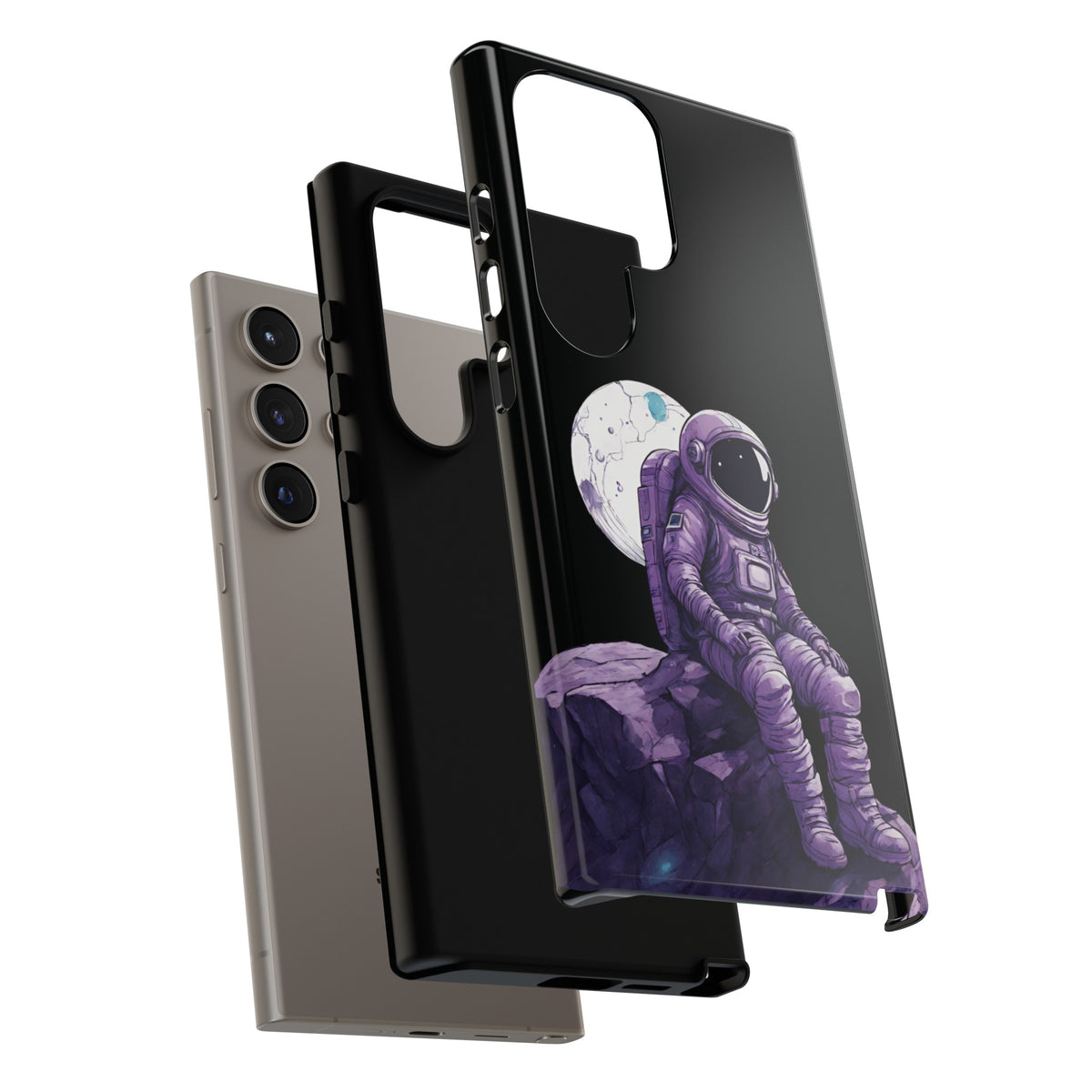 Art Samsung Galaxy Mobile Cases Still Waiting Astronaut