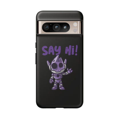 Funny UFO Sci-Fi Google Pixel Cases Say Hi Tough Mobile Case