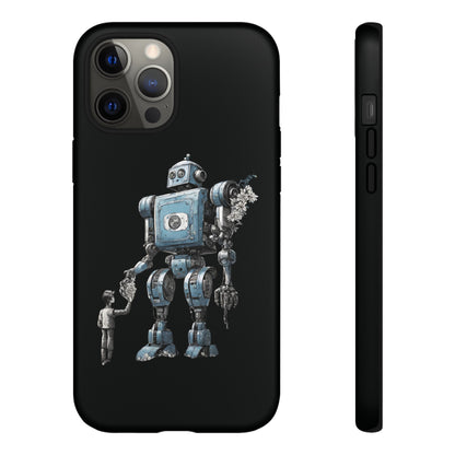 Flowers Robot SpaceArt Sci-Fi Tough iPhone Mobile Cases