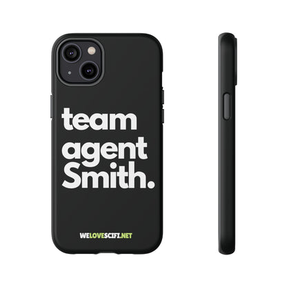 Team Agent Smith Supervillain Tough iPhone Mobile Cases