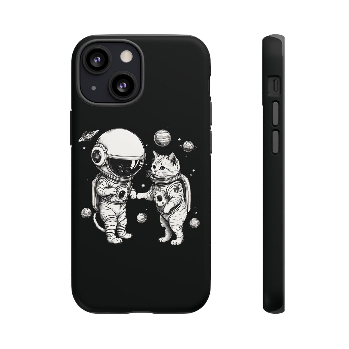 Space Kitties iPhone Cases Astronaut Cat Tough Mobile Cover