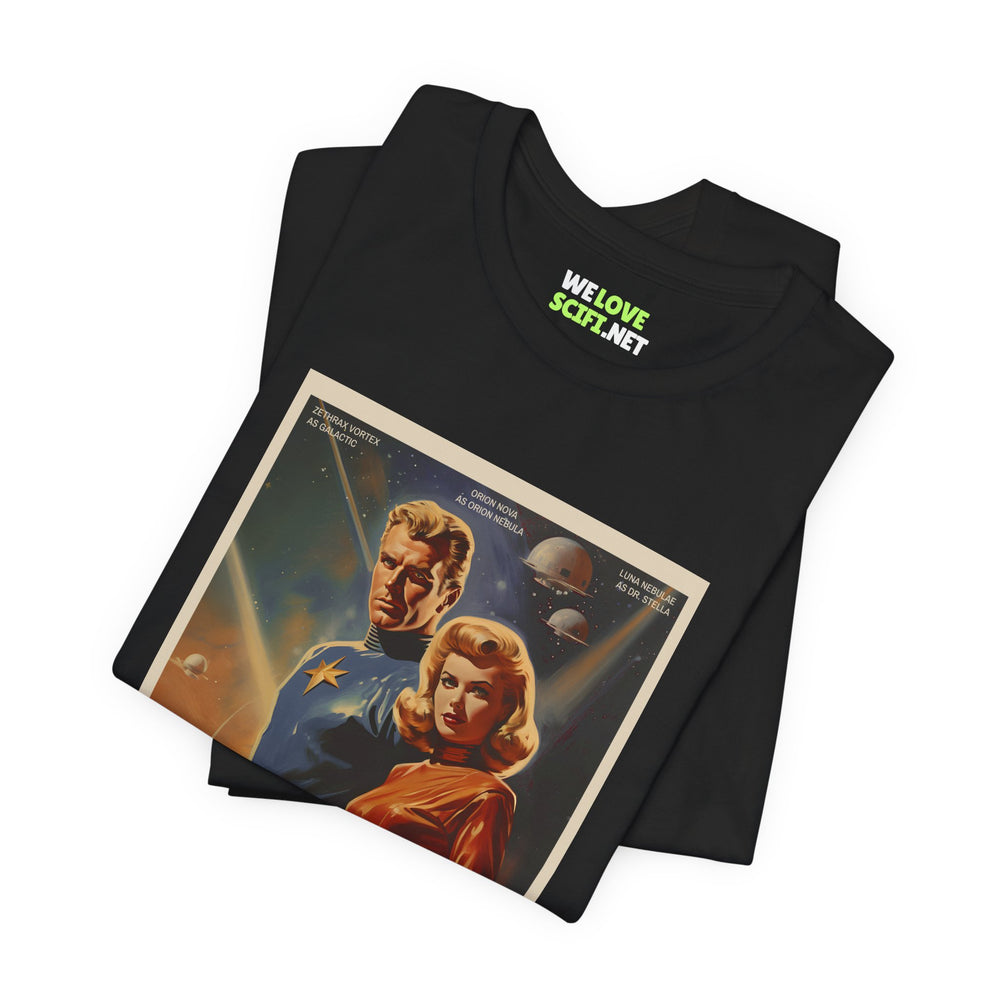 Beyond the Galactic Space Retro Sci-Fi T-Shirt-welovescifi