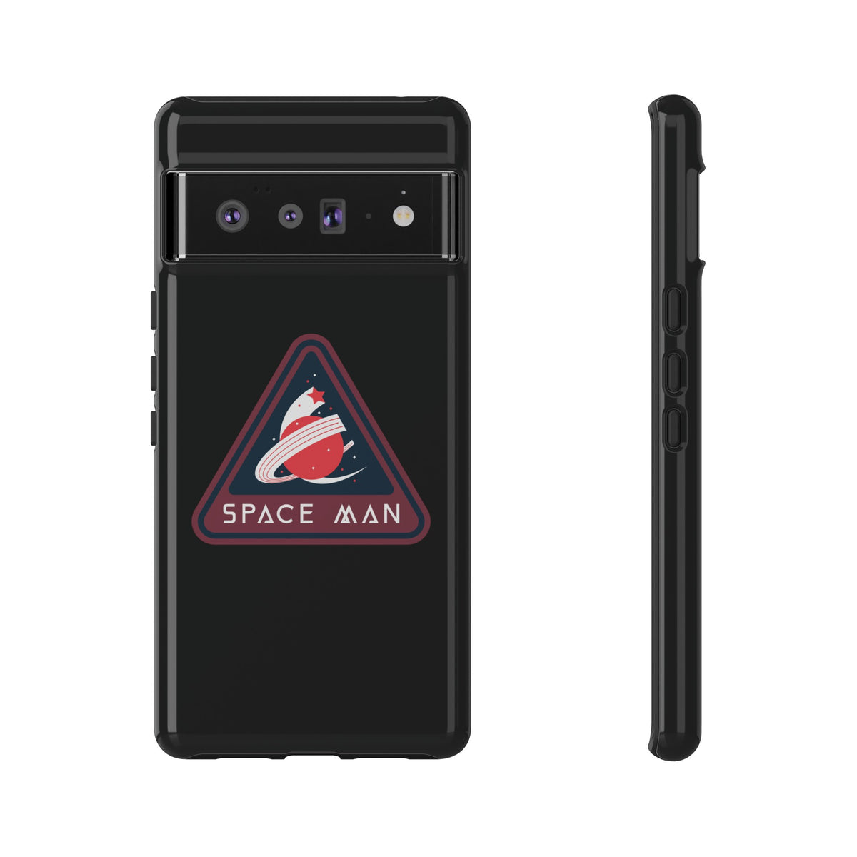 Retro Sci-Fi Google Pixel Cases Space Man Retro Sign Covers