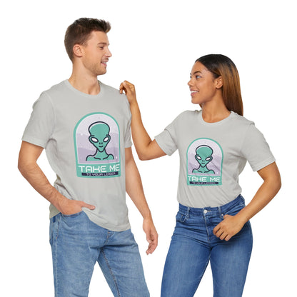 sci-fi UFO t-shirt-Take Me to Your Leader UFO SciFi T-Shirt