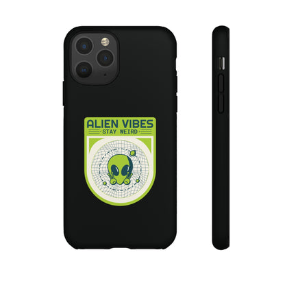 Stay Weird UFO Sci Fi Tough iPhone Mobile Cases WeLoveSciFi