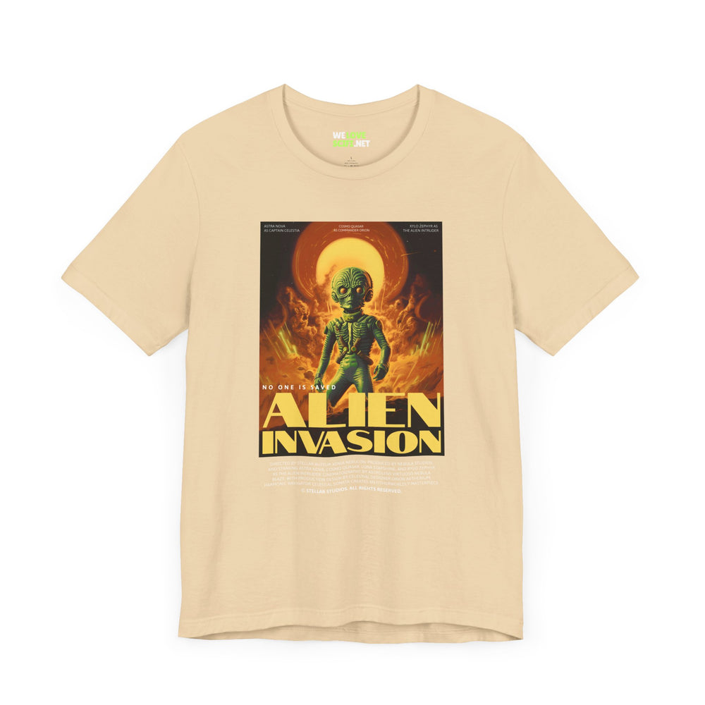 Alien Invasion Retro Sci-Fi T-Shirt-welovescifi.net