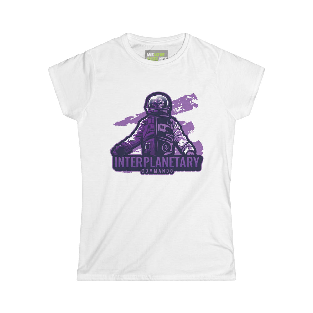 Interplanetary Commando Astronaut Woman Tee - Sci-Fi Apparel