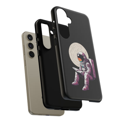 Space Art Samsung Galaxy Mobile Cases | Astronaut Design