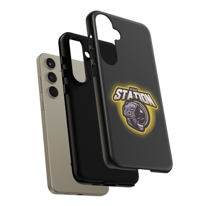 Space Station Astronaut Galaxy Cases