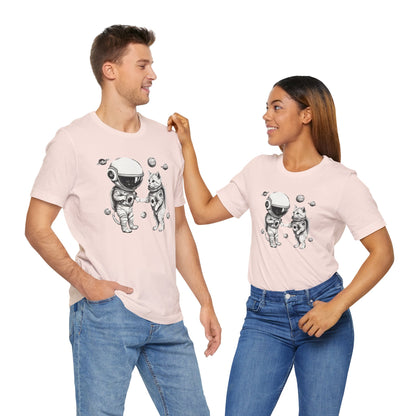 Space Kitties Sci-Fi T-Shirt | Astronaut Cats Tee