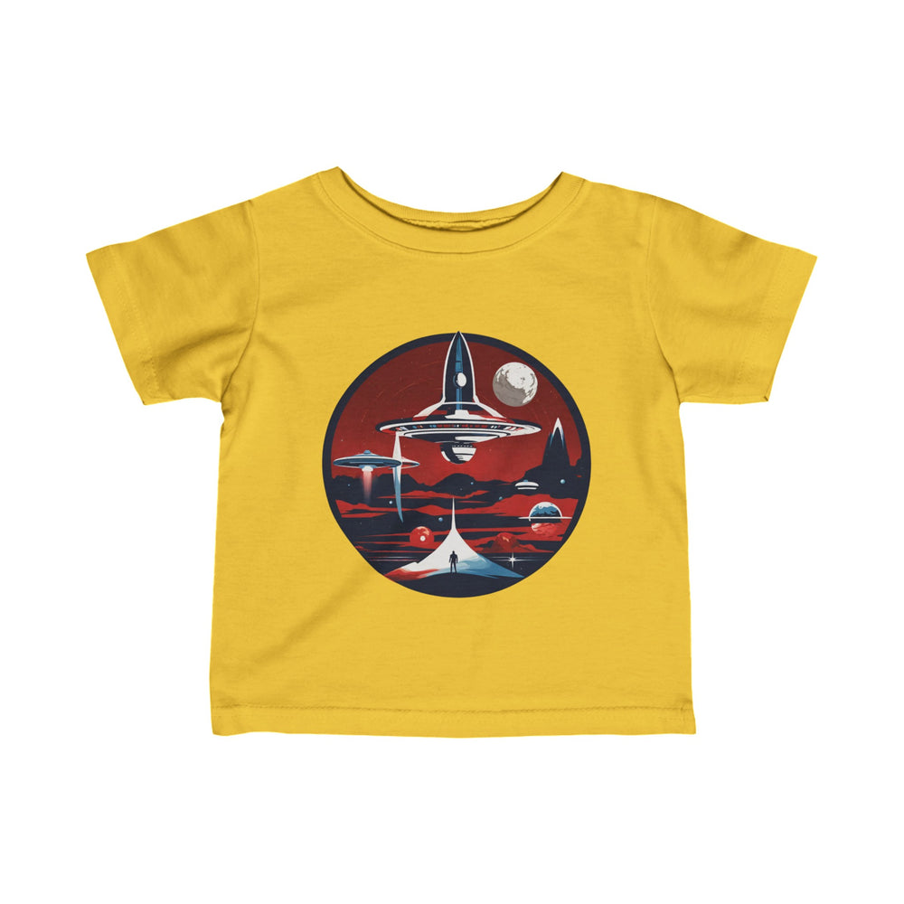 Liftoff Retro Infant SciFi Tee Fine Jersey SciFi Infant Tee