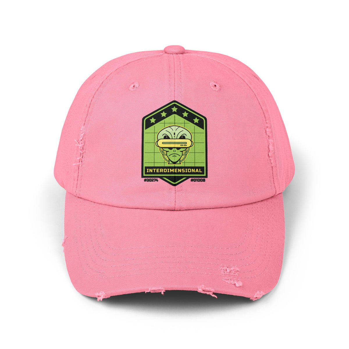 Interdimensional Alien Cap - Unisex Sci-Fi Distressed Hat