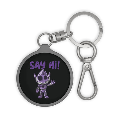 Say Hi Alien Keyring Tag-welovescifi.net