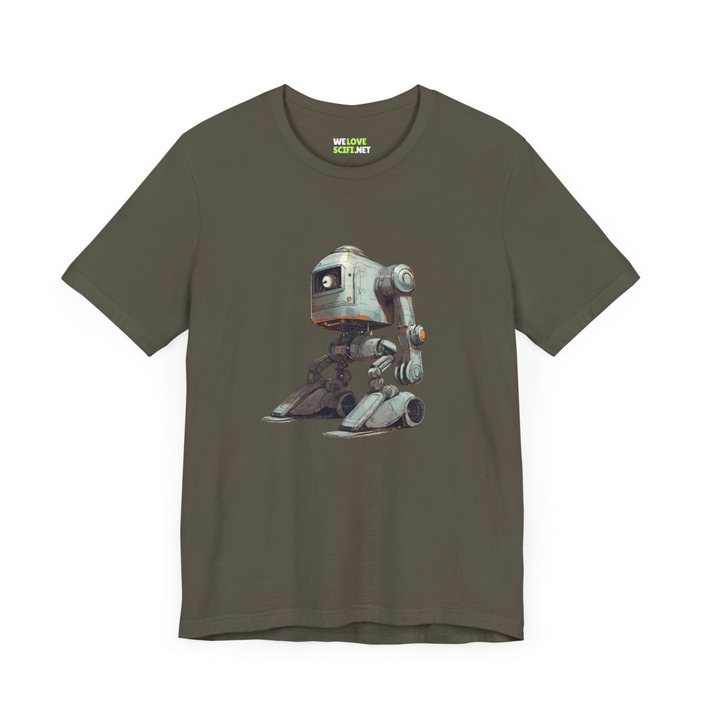 Robot Space Art T-Shirt - Ready To Go Sci-Fi Desig