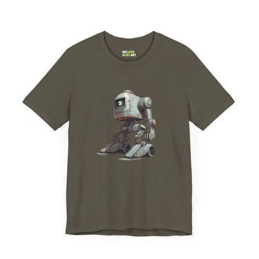 Robot Space Art T-Shirt - Ready To Go Sci-Fi Desig