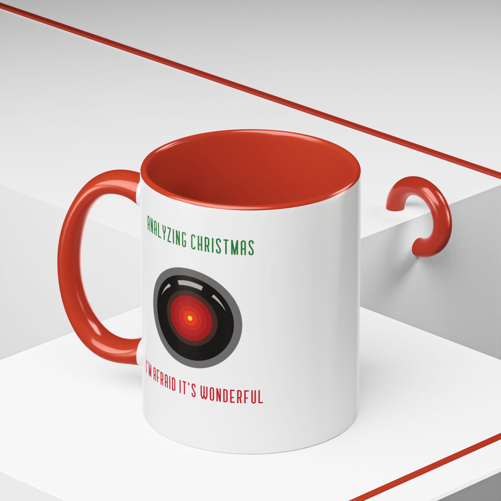 Analysing Christmas Funny HAL9000 Christmas Accent Mug-welovescifi.net