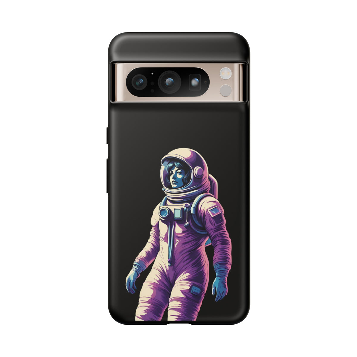 Floating Astronaut Girl Tough Google Pixel Mobile Cases