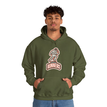 Retro Astronaut Hoodie - Moon Runners Sci-Fi Apparel