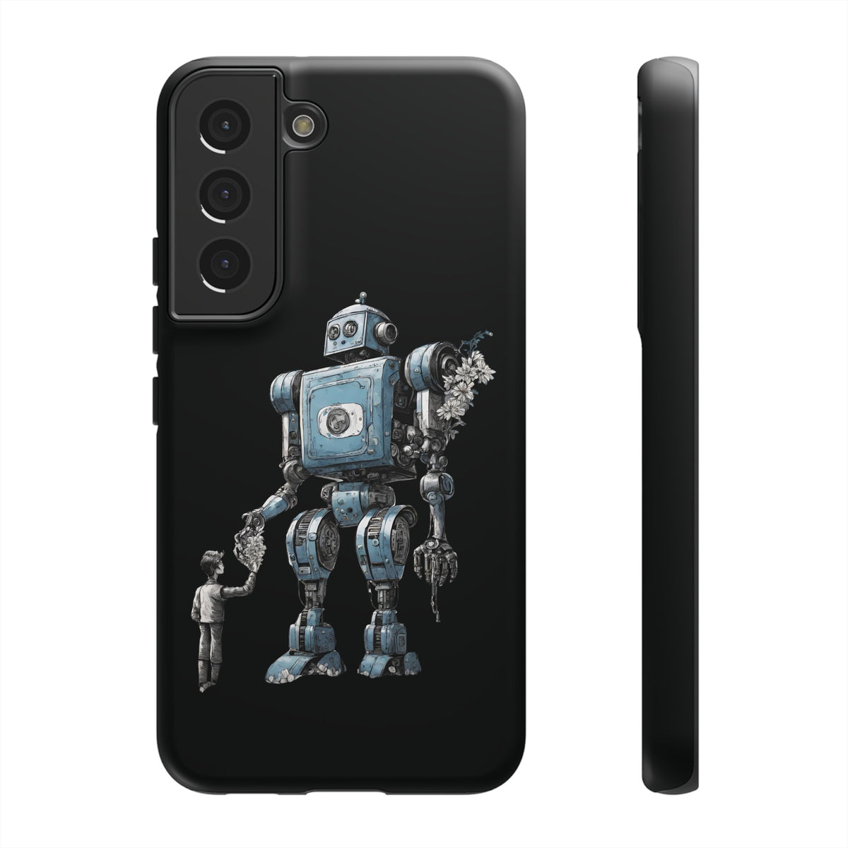 Robot Space Art Samsung Galaxy Case: Tough & Stylish