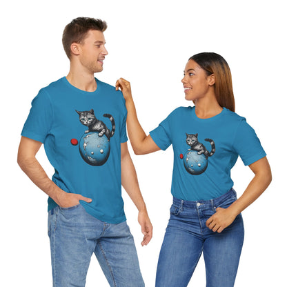 Space Player Cat 3 Sci-Fi T-Shirt | We Love Sci-Fi