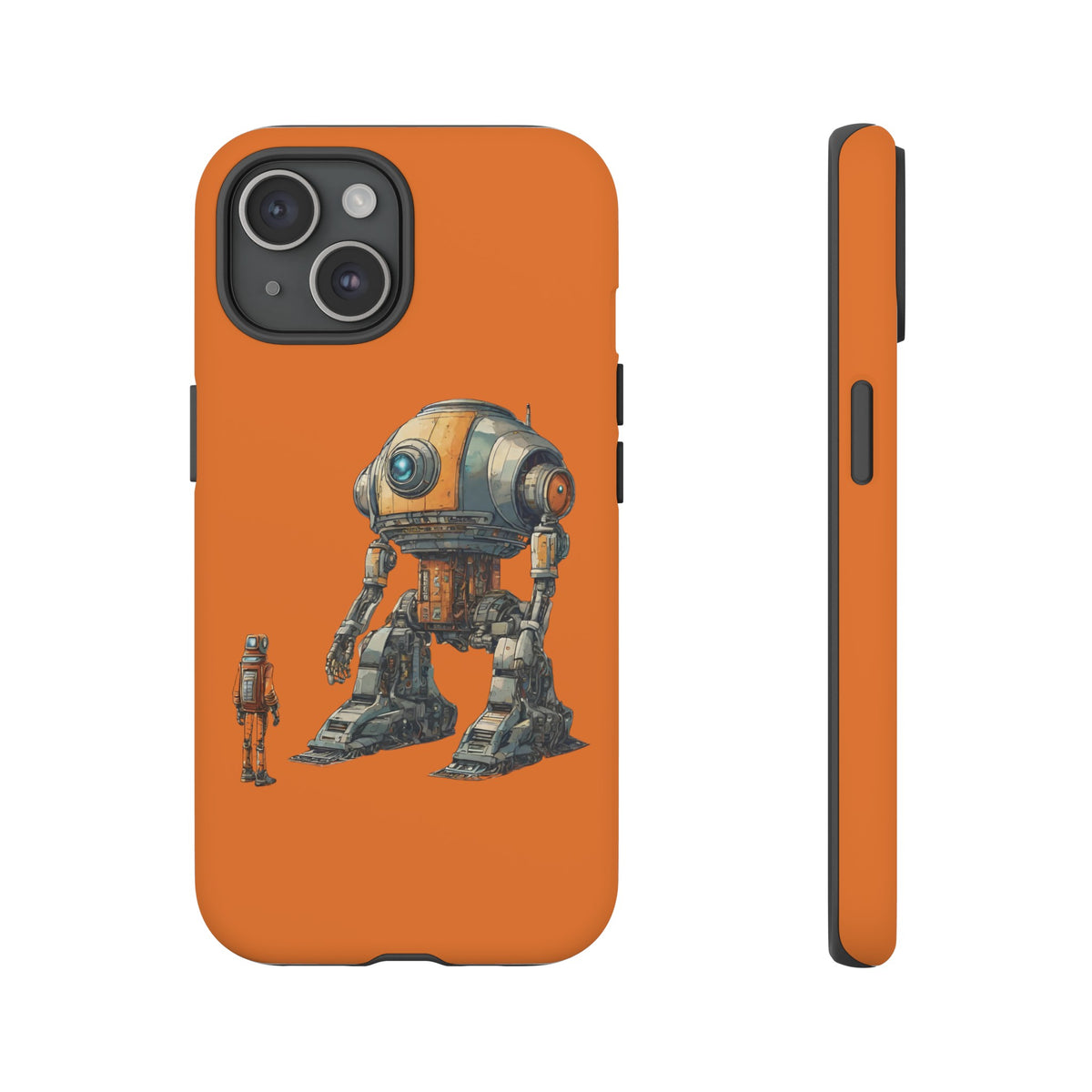 Robot Space Art iPhone Cases | Sci-Fi Tough Mobile Covers