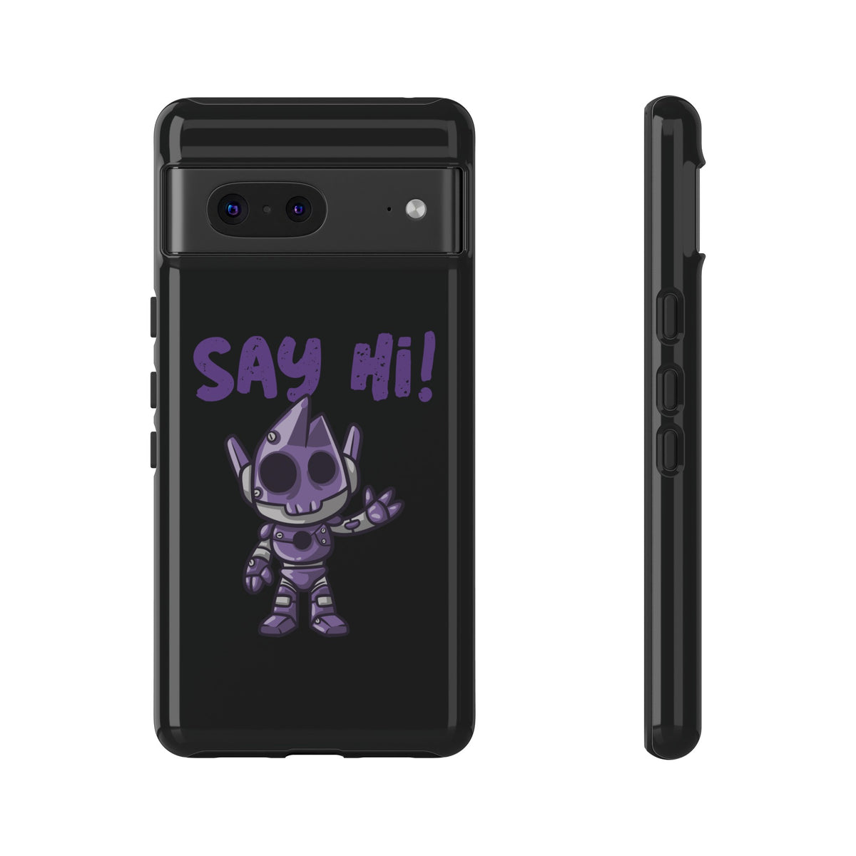 Funny UFO Sci-Fi Google Pixel Cases Say Hi Tough Mobile Case