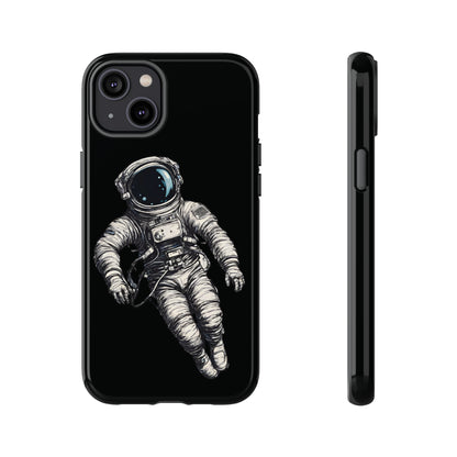 Floating Astronaut SpaceArt Sci-Fi Tough iPhone Mobile Cases