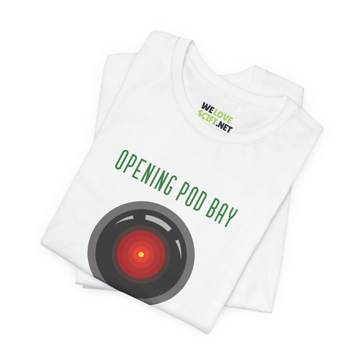 Opening Pod Bay Funny HAL9000 Christmas Unisex Tee-welovescifi.net