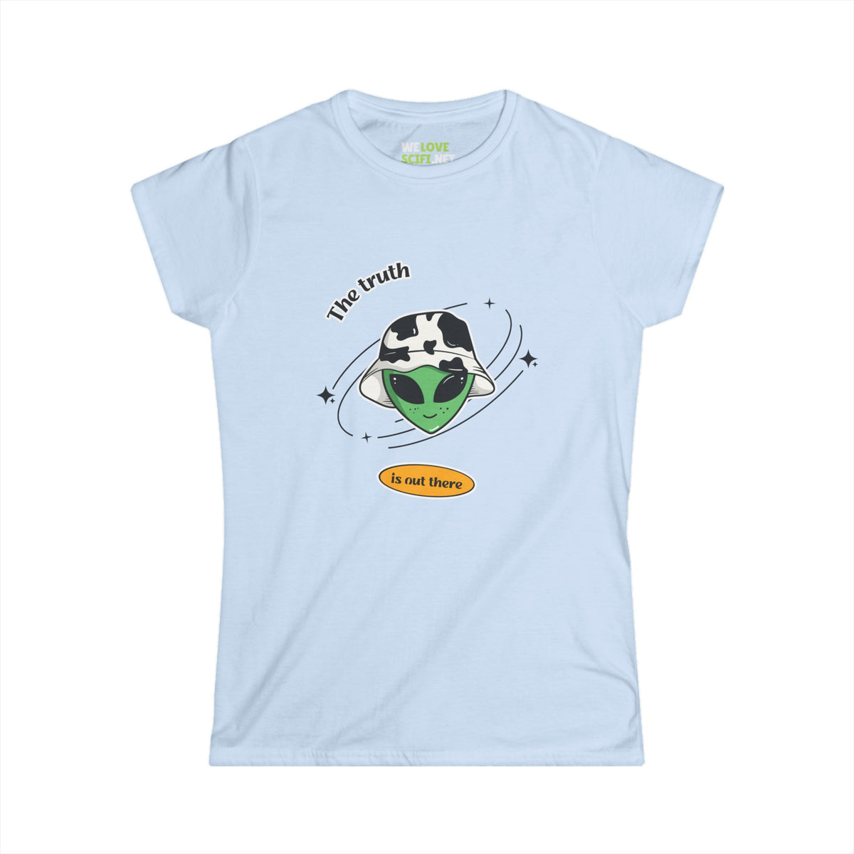 funny alien cow tee - Funny Alien Cow Woman's Tee