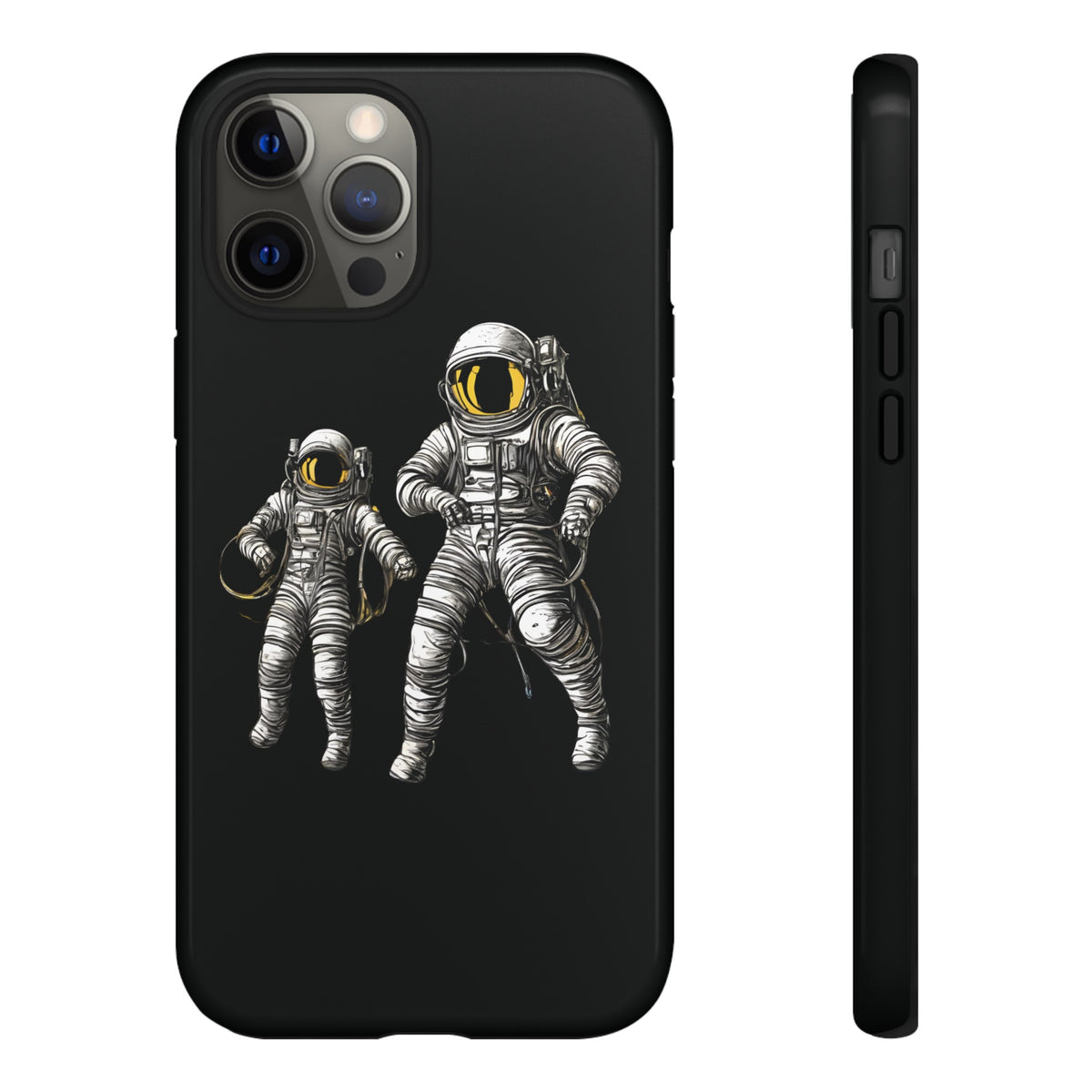 Astronauts Floating Tough iPhone Mobile Cases-welovescifi