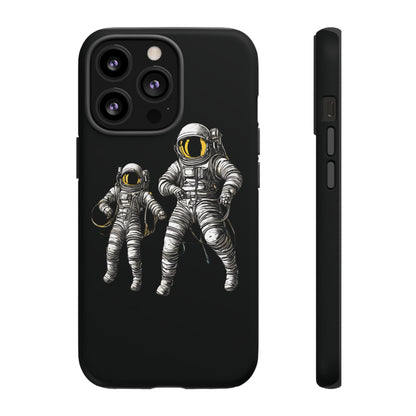 Astronauts Floating Tough iPhone Mobile Cases-welovescifi