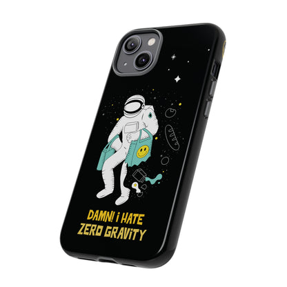 Zero Gravity Funny Astronaut Sci-Fi Tough iPhone Mobile Cases-welovescifi.net