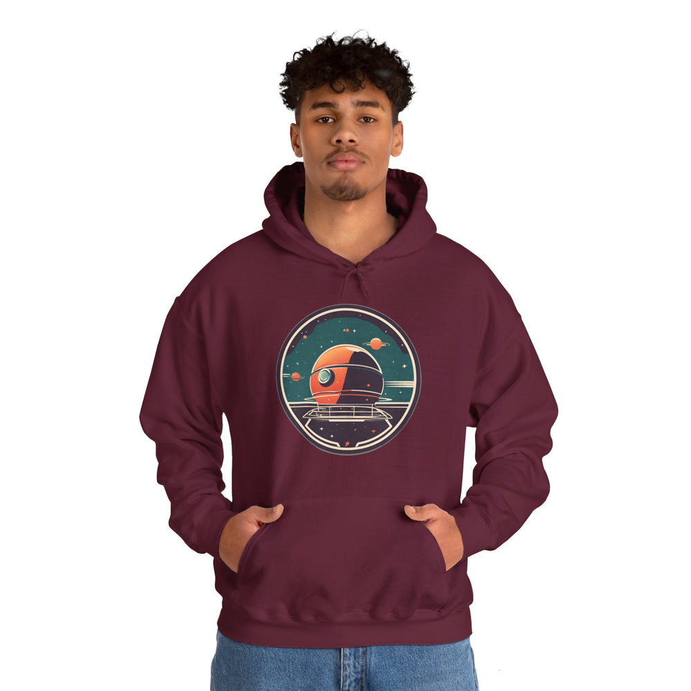 Space Art Hoodie - Station No.101 Sci-Fi Hoodie