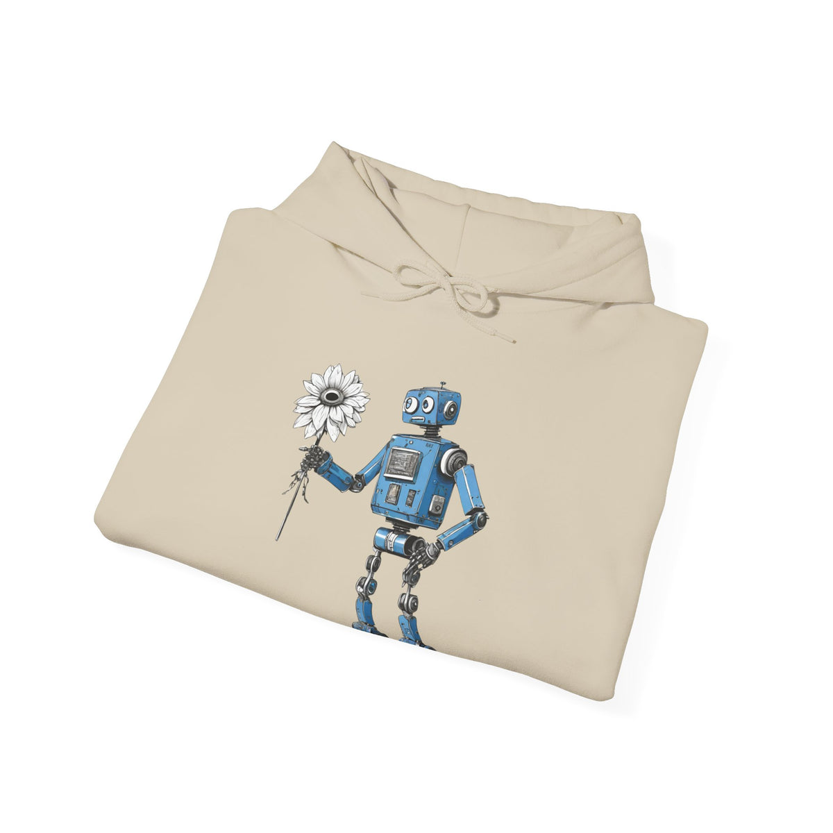 Robot Space Art Hoodie | Maybe Baby Sci-Fi Hoodie